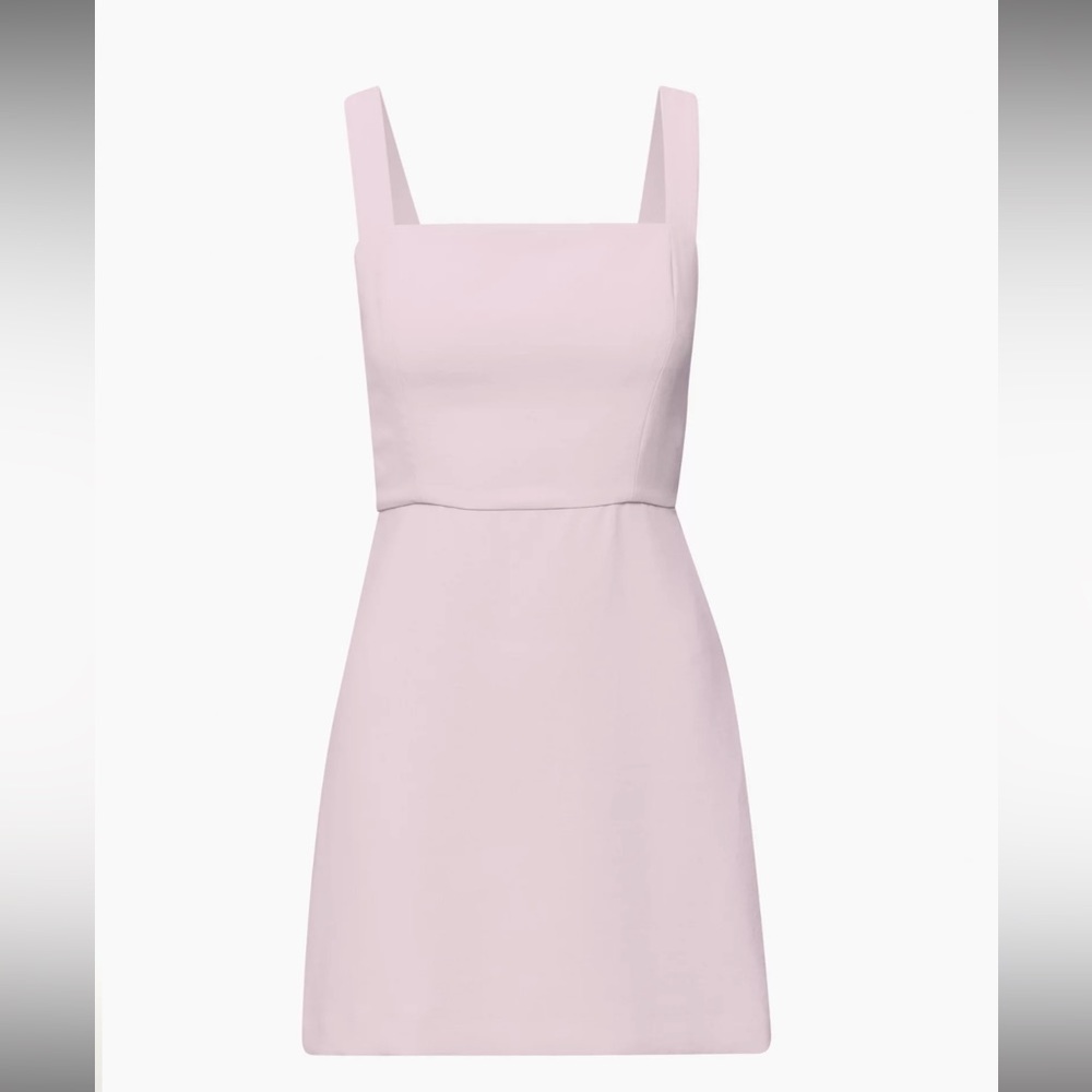 ARITZIA Aperature Tie-Back Dress Square-neck mini dress.